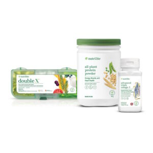 Bộ Dinh Dưỡng Nền Tảng (TP BVSK Nutrilite Protein Thực Vật - Nutrilite All Plant Protein Powder, TPBVSK Nutrilite™ Advanced Triple Omega-3, TP BVSK Nutrilite Double X)
